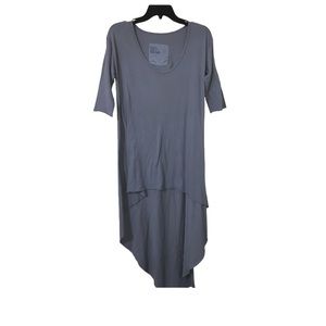 Frank and Eileen tee lab hi-low raw hem cotton tunic